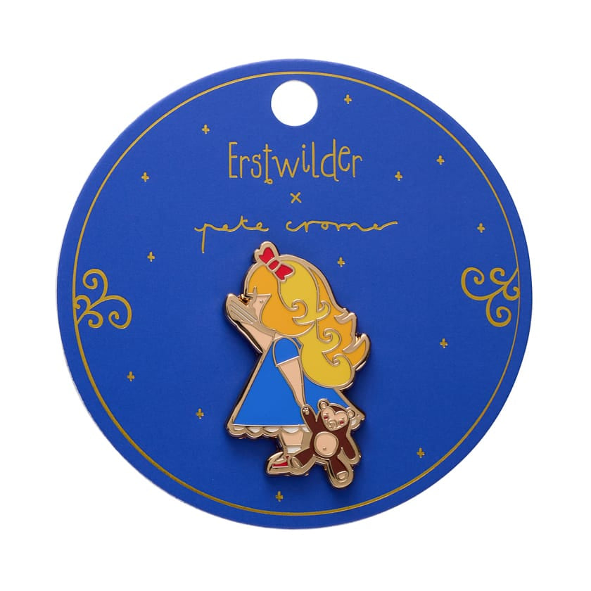 Just Right Enamel Pin  -  Erstwilder  -  Quirky Resin and Enamel Accessories
