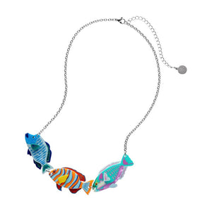 Time for School Necklace  -  Erstwilder  -  Quirky Resin and Enamel Accessories