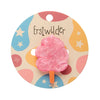Fairy Floss Simplified Mini Brooch  -  Erstwilder Simplified  -  Quirky Resin and Enamel Accessories
