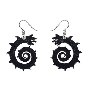 Sandworm Drop Earrings  -  Erstwilder  -  Quirky Resin and Enamel Accessories
