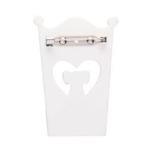 Free Kisses Brooch  -  Erstwilder  -  Quirky Resin and Enamel Accessories