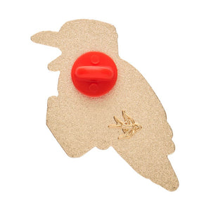 Kip the Kookaburra Enamel Pin  -  Erstwilder  -  Quirky Resin and Enamel Accessories