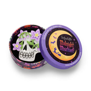 Shade of Night Brooch  -  Erstwilder  -  Quirky Resin and Enamel Accessories