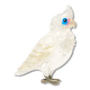 Little Corella Brooch  -  Erstwilder  -  Quirky Resin and Enamel Accessories