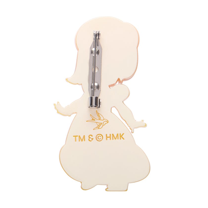 Lala Orange Brooch  -  Erstwilder  -  Quirky Resin and Enamel Accessories