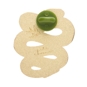 The Rowdy Rattlesnake Enamel Pin  -  Erstwilder  -  Quirky Resin and Enamel Accessories