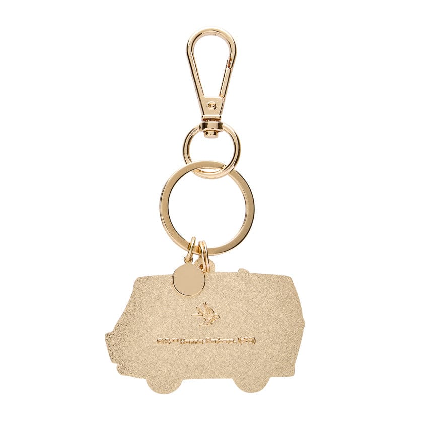 The Mystery Machine Enamel Key Ring  -  Erstwilder  -  Quirky Resin and Enamel Accessories