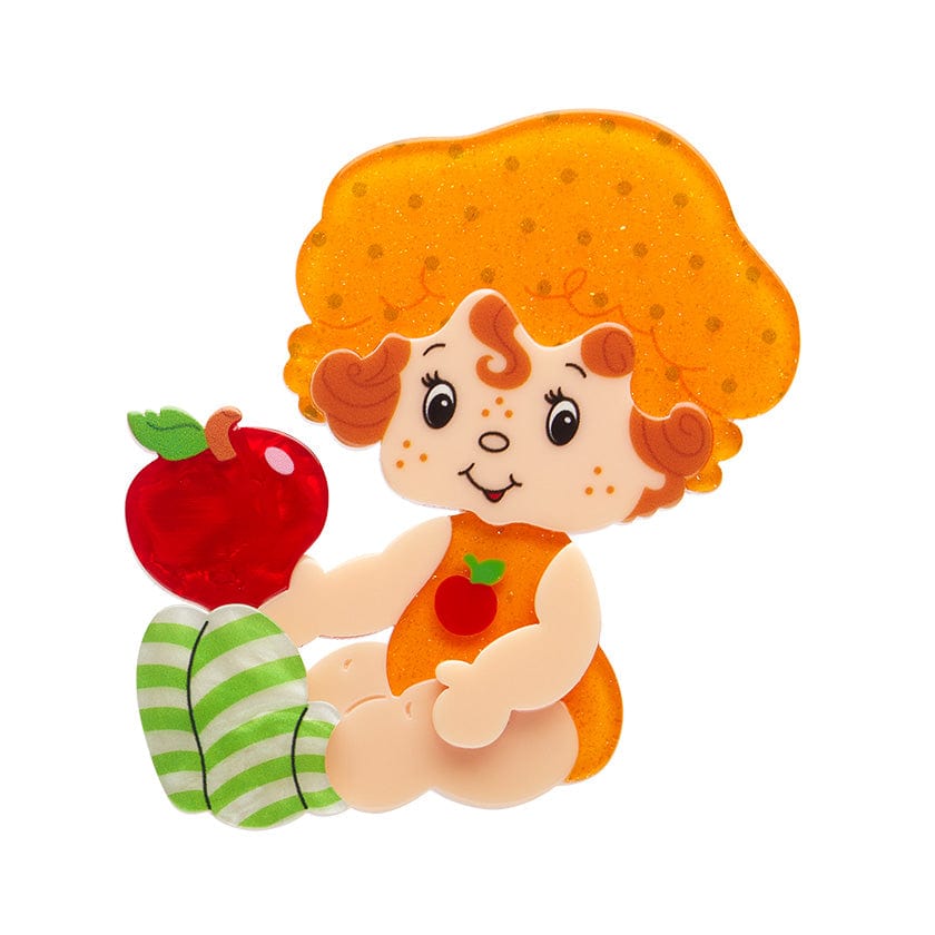 Apple Dumplin’ Brooch (IMPERFECT)  -  Erstwilder  -  Quirky Resin and Enamel Accessories
