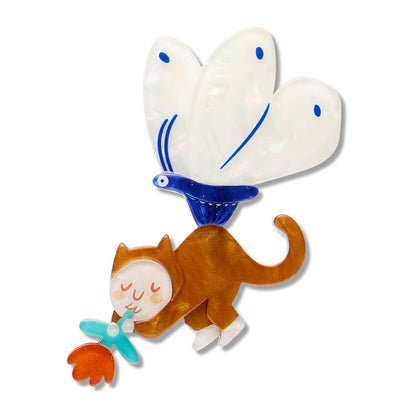 Lutz & Lofty Brooch  -  Erstwilder  -  Quirky Resin and Enamel Accessories