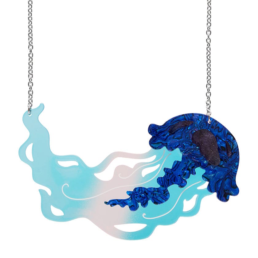 Slippin’ Under Necklace (IMPERFECT)  -  Erstwilder  -  Quirky Resin and Enamel Accessories