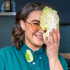 Cabbage Patch Brooch  -  Erstwilder  -  Quirky Resin and Enamel Accessories