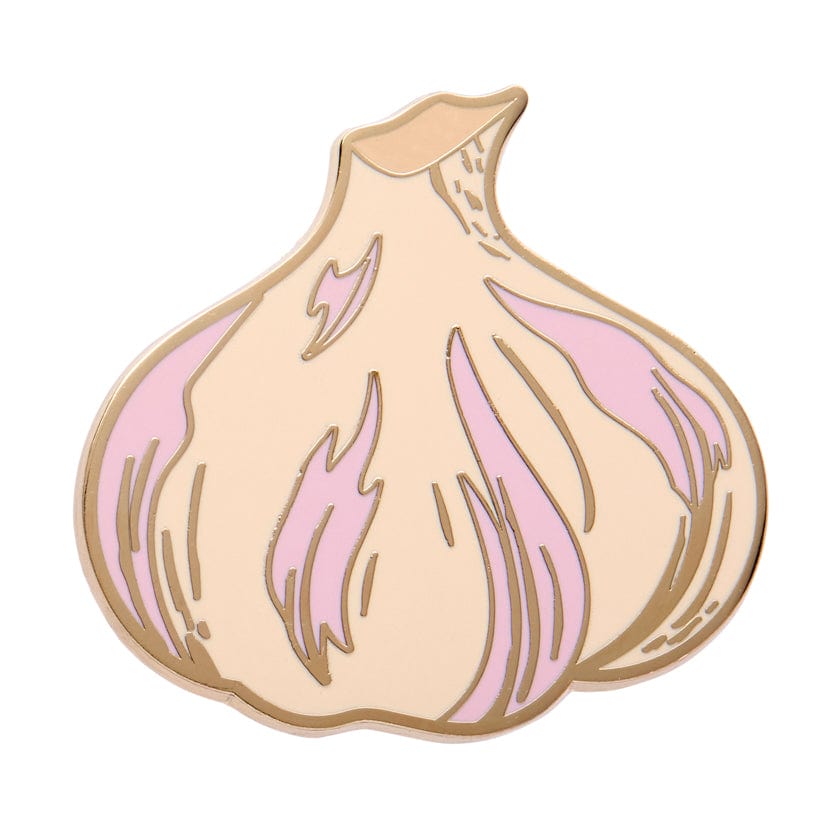 Garlic Guardian Enamel Pin  -  Erstwilder  -  Quirky Resin and Enamel Accessories