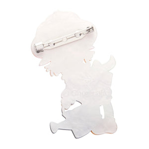 Strawberry Gardening Brooch  -  Erstwilder  -  Quirky Resin and Enamel Accessories