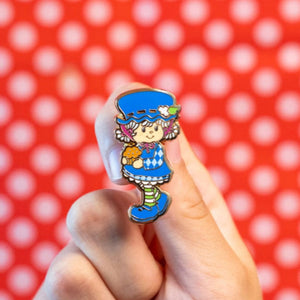 Blueberry Muffin Enamel Pin  -  Erstwilder  -  Quirky Resin and Enamel Accessories