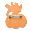 Cat O'Lantern Brooch  -  Erstwilder  -  Quirky Resin and Enamel Accessories