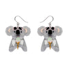 The Sweetest Koala Drop Earrings (IMPERFECT)  -  Erstwilder  -  Quirky Resin and Enamel Accessories