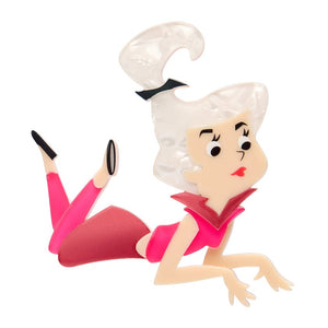 Judy Jetson Brooch  -  Erstwilder  -  Quirky Resin and Enamel Accessories