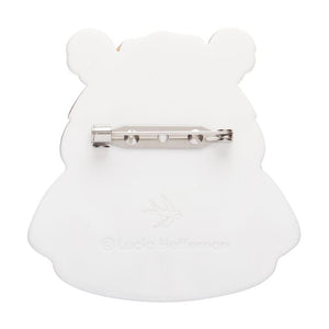 The Elder Bear Brooch  -  Erstwilder  -  Quirky Resin and Enamel Accessories