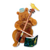 Bearnard & Figaro Brooch  -  Erstwilder  -  Quirky Resin and Enamel Accessories