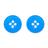 Button Stud Earrings - Blue  -  Erstwilder Essentials  -  Quirky Resin and Enamel Accessories