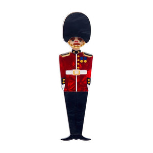 Changing of the Guard Brooch (IMPERFECT)  -  Erstwilder  -  Quirky Resin and Enamel Accessories