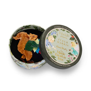 Red Squirrel Brooch  -  Erstwilder  -  Quirky Resin and Enamel Accessories
