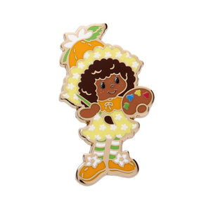 Orange Blossom Enamel Pin  -  Erstwilder  -  Quirky Resin and Enamel Accessories
