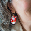 Santa’s Surprise Drop Earrings  -  Erstwilder  -  Quirky Resin and Enamel Accessories