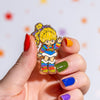 Rainbow Brite Says Hello Enamel Pin