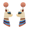 Bastet the Protector Drop Earrings