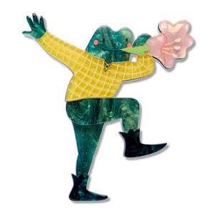 Phineas Brooch  -  Erstwilder  -  Quirky Resin and Enamel Accessories