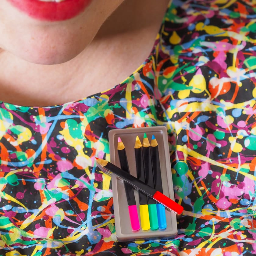 Colour Me Happy Brooch  -  Erstwilder  -  Quirky Resin and Enamel Accessories