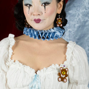 Grand Prize Teddy Brooch  -  Erstwilder  -  Quirky Resin and Enamel Accessories