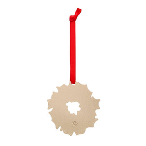 Forest Wreath Enamel Ornament  -  Erstwilder  -  Quirky Resin and Enamel Accessories