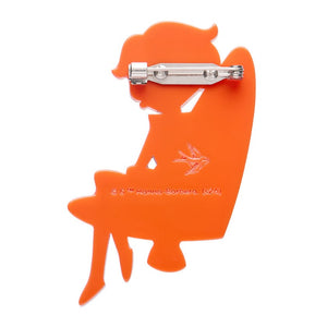Jane Jetson Brooch  -  Erstwilder  -  Quirky Resin and Enamel Accessories