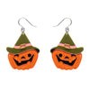 Witch O'Lantern Drop Earrings (IMPERFECT)
