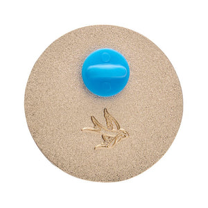 Evil Eye Amulet Enamel Pin  -  Erstwilder  -  Quirky Resin and Enamel Accessories