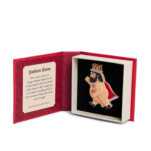 Fashion Sense Brooch  -  Erstwilder  -  Quirky Resin and Enamel Accessories