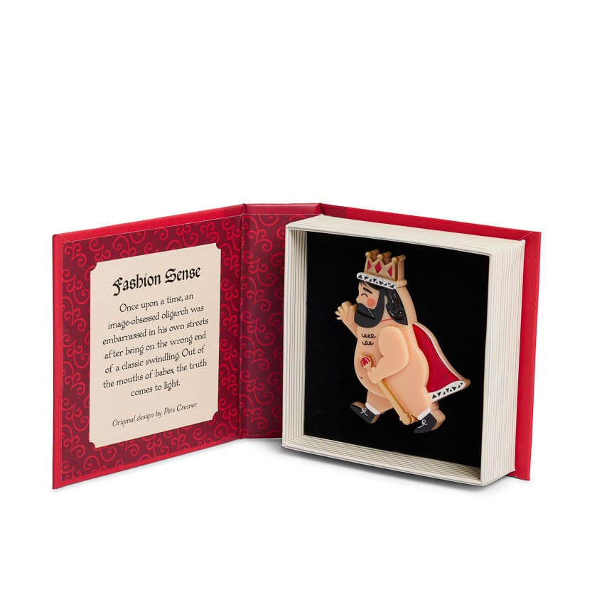 Fashion Sense Brooch  -  Erstwilder  -  Quirky Resin and Enamel Accessories