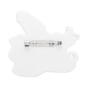 Cal the Giant Squid Brooch  -  Erstwilder  -  Quirky Resin and Enamel Accessories