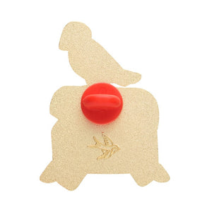 Percy the Puffin Enamel Pin  -  Erstwilder  -  Quirky Resin and Enamel Accessories