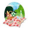 A Royal Garden Picnic Brooch