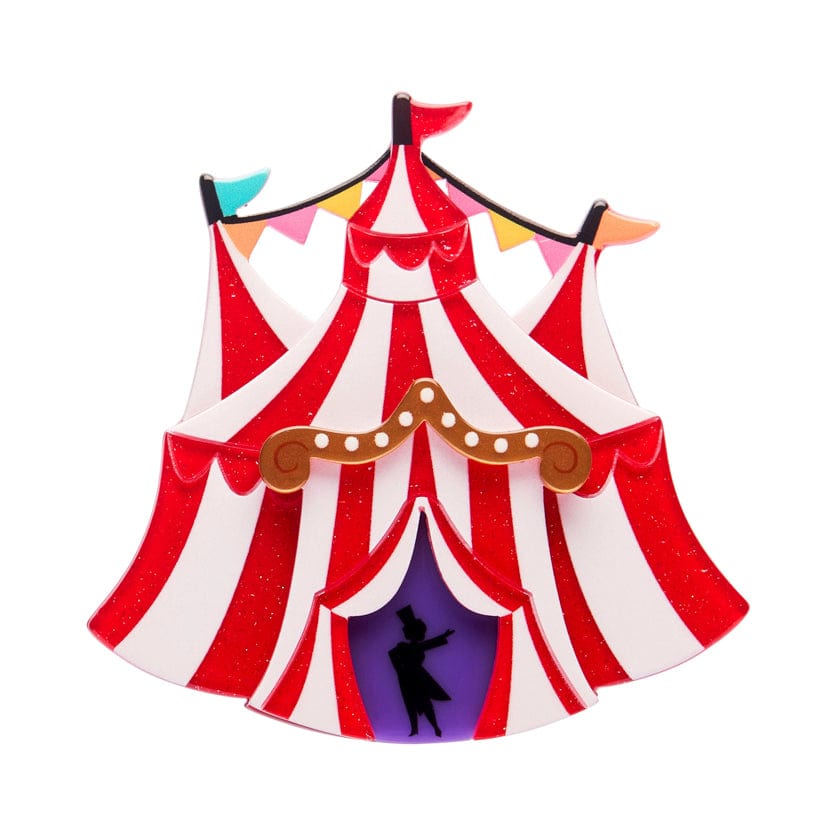 The Big Top Brooch  -  Erstwilder  -  Quirky Resin and Enamel Accessories