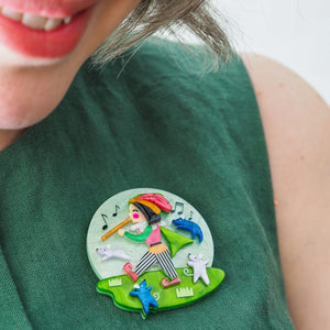 Pest Control Brooch  -  Erstwilder  -  Quirky Resin and Enamel Accessories