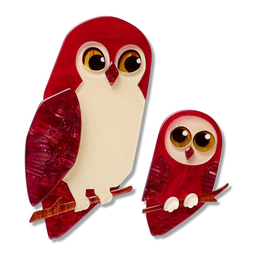 Eyes on You Brooch Pair  -  Erstwilder  -  Quirky Resin and Enamel Accessories
