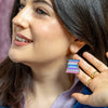 Jane Austen Book Club Enamel Drop Earrings  -  Erstwilder  -  Quirky Resin and Enamel Accessories
