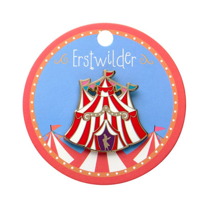 The Big Top Enamel Pin  -  Erstwilder  -  Quirky Resin and Enamel Accessories
