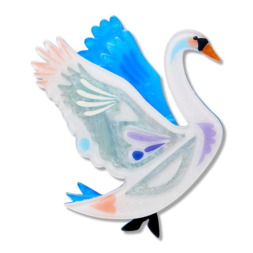 Maiden Curse Brooch  -  Erstwilder  -  Quirky Resin and Enamel Accessories