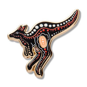 Matjumpa Ritjinguthinha Enamel Pin  -  Erstwilder  -  Quirky Resin and Enamel Accessories