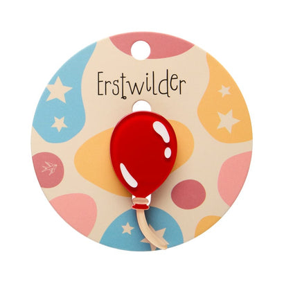 Balloon Simplified Mini Brooch  -  Erstwilder Simplified  -  Quirky Resin and Enamel Accessories